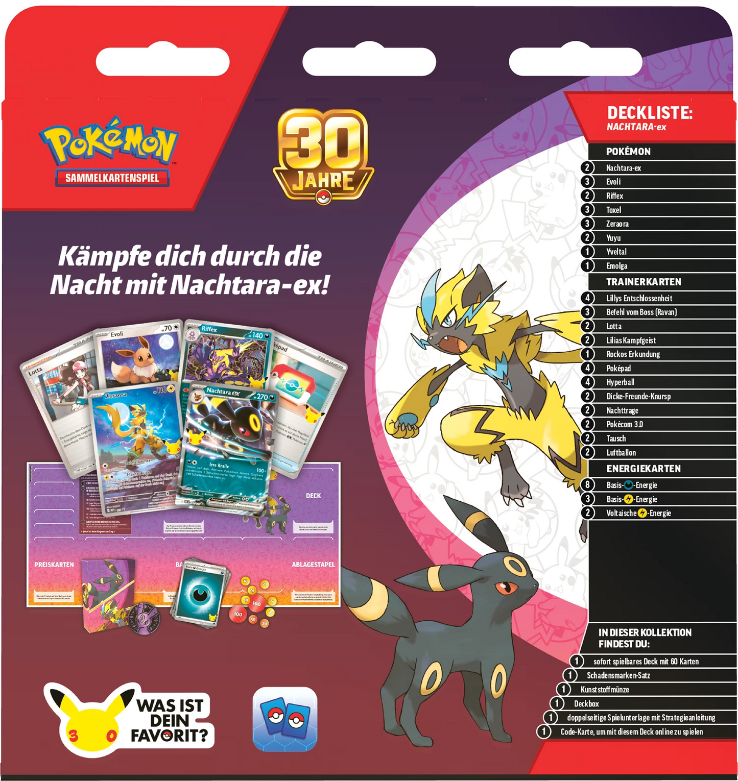 Pokémon 30th Celebration Battle Deck – Umbreon ex (DE)