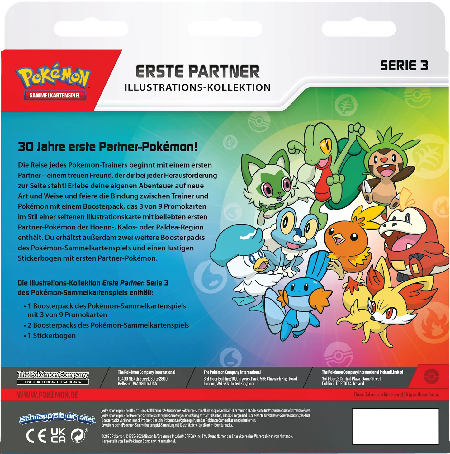 Pokémon First Partner Illustration Collection #3