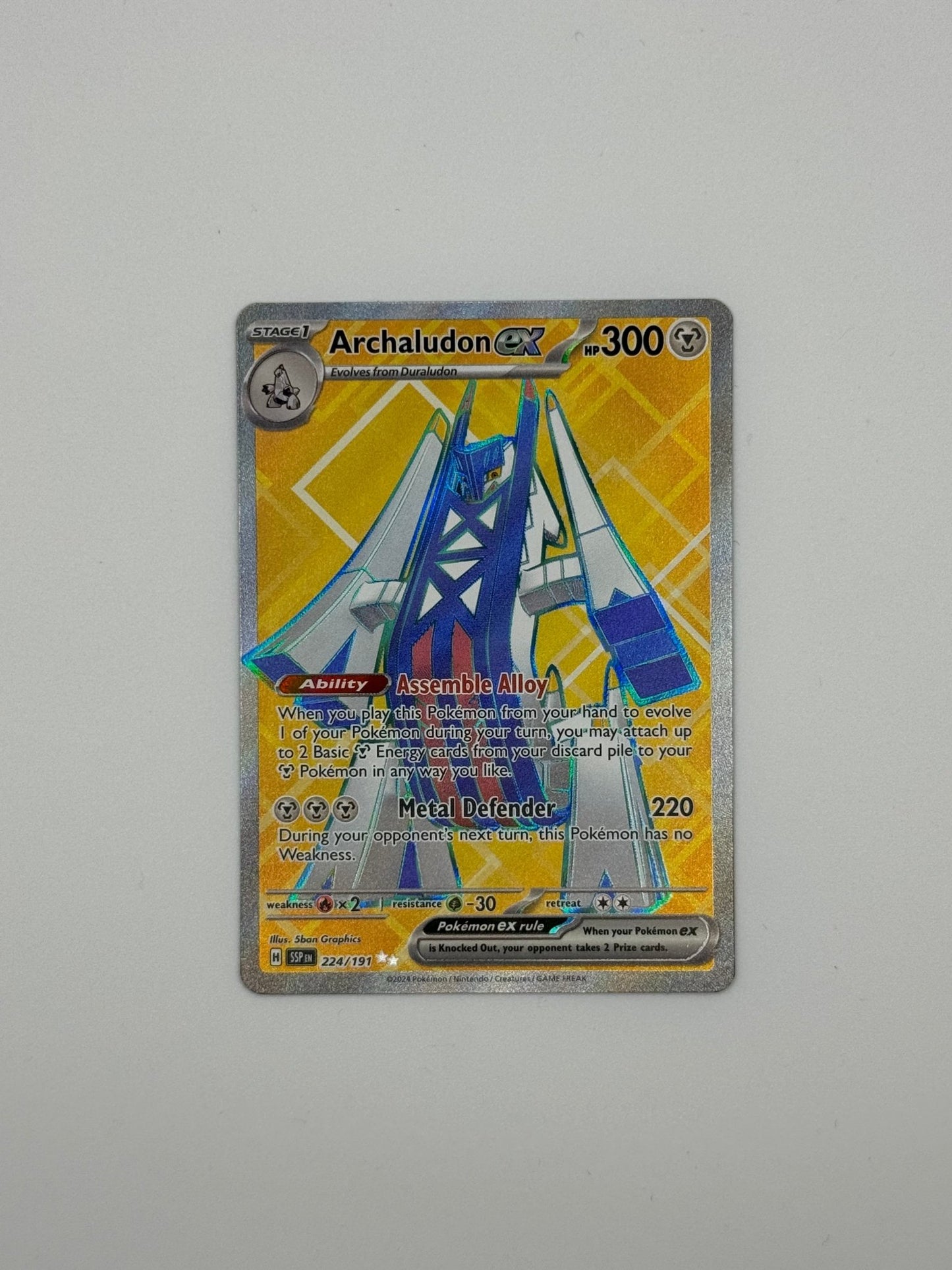 Archaludon EX – Double Rare Holo (224/191) | Surging Sparks (EN) | – jetzt bestellen bei Pokécado Kaufmann
