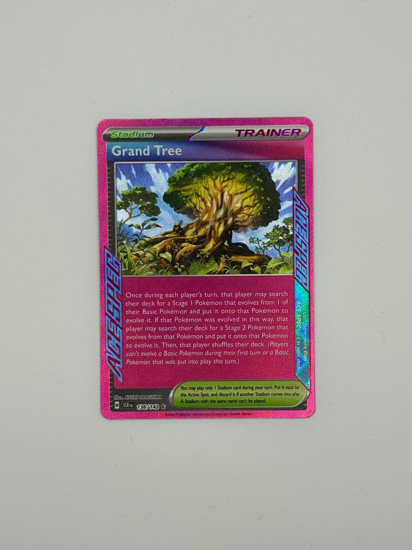 Grand Tree – Ace Spec Stadium Rare (136/142) | Stellar Crown (EN) | – jetzt bestellen bei Pokécado Kaufmann