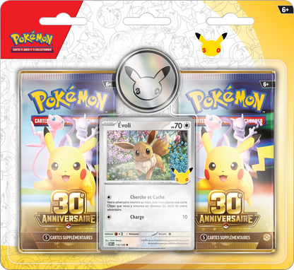 Pokémon 30th Anniversary 2-Pack Blister (FR)