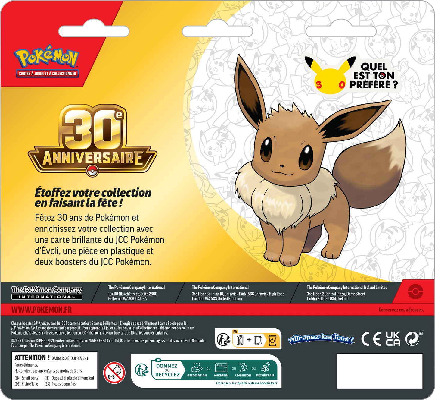 Pokémon 30th Anniversary 2-Pack Blister (FR)
