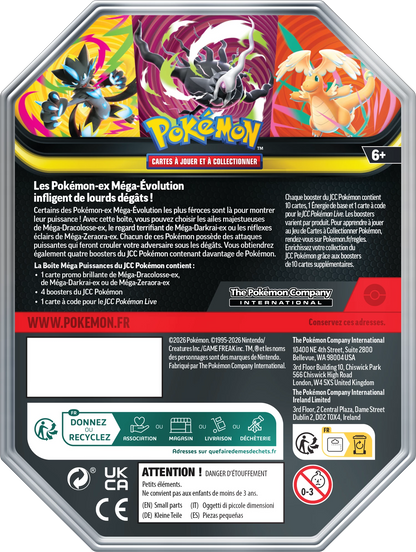 Pokémon Mega Forces ex Tin (FR)