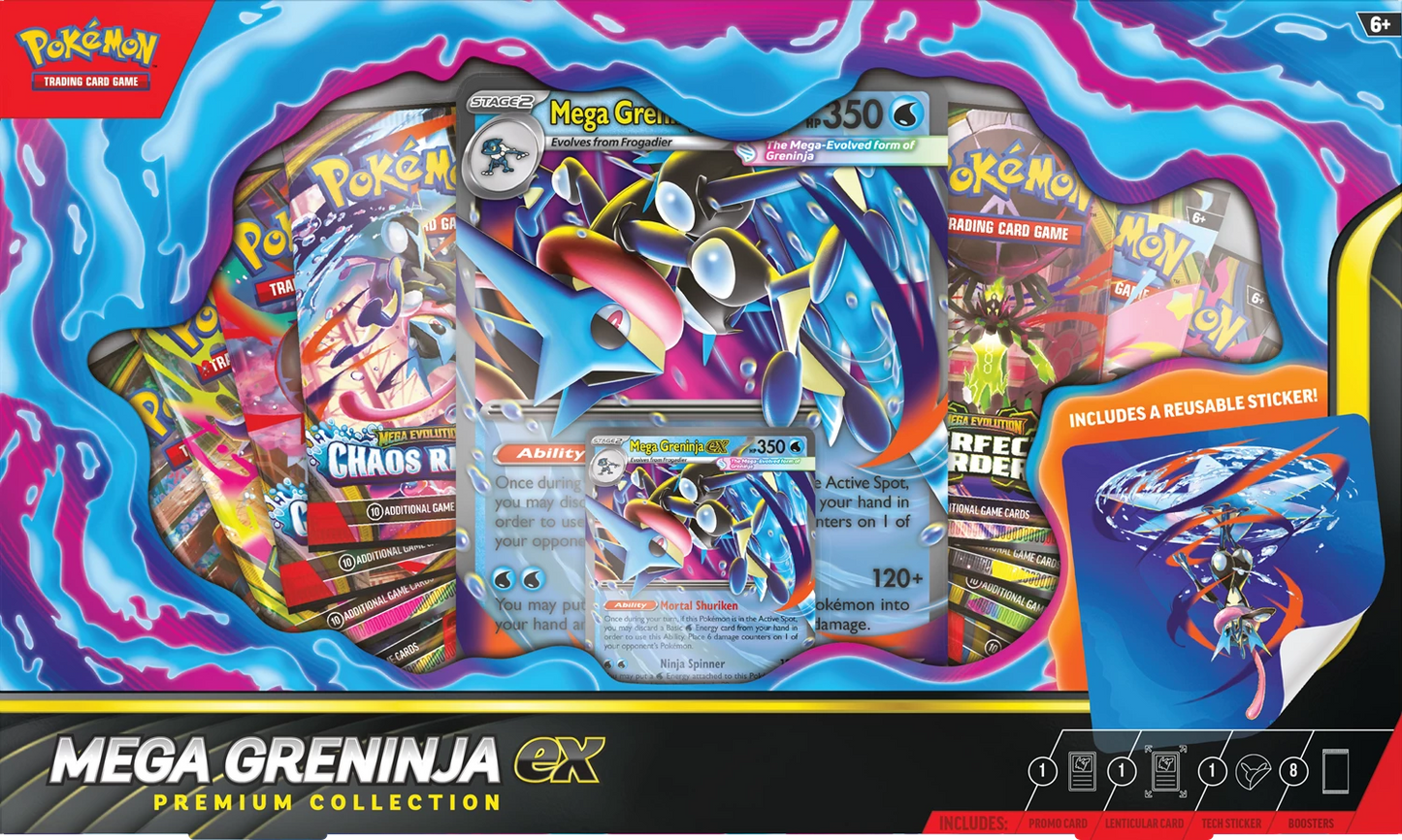Pokémon Mega Greninja ex Premium Collection