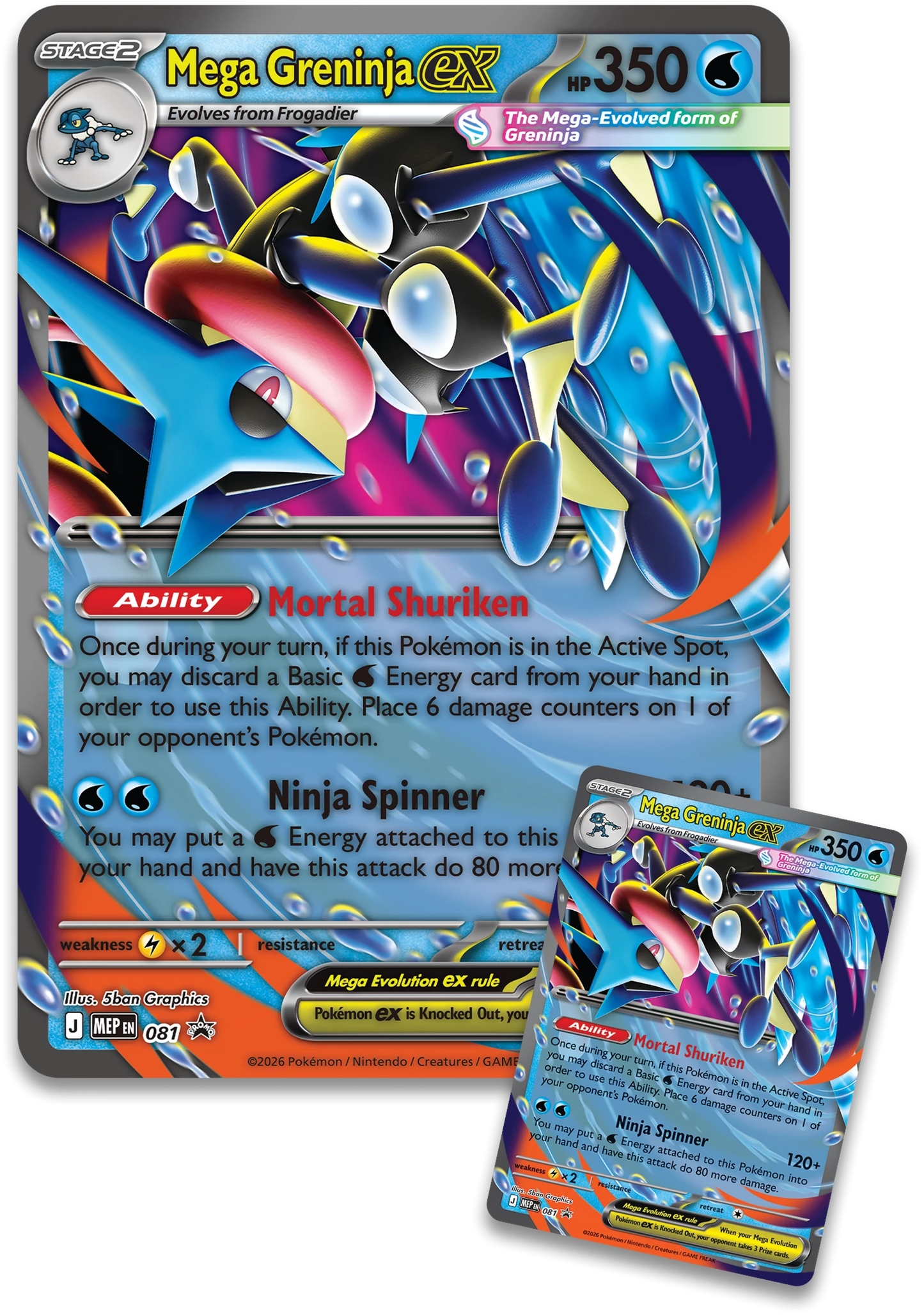 Pokémon Mega Greninja ex Premium Collection