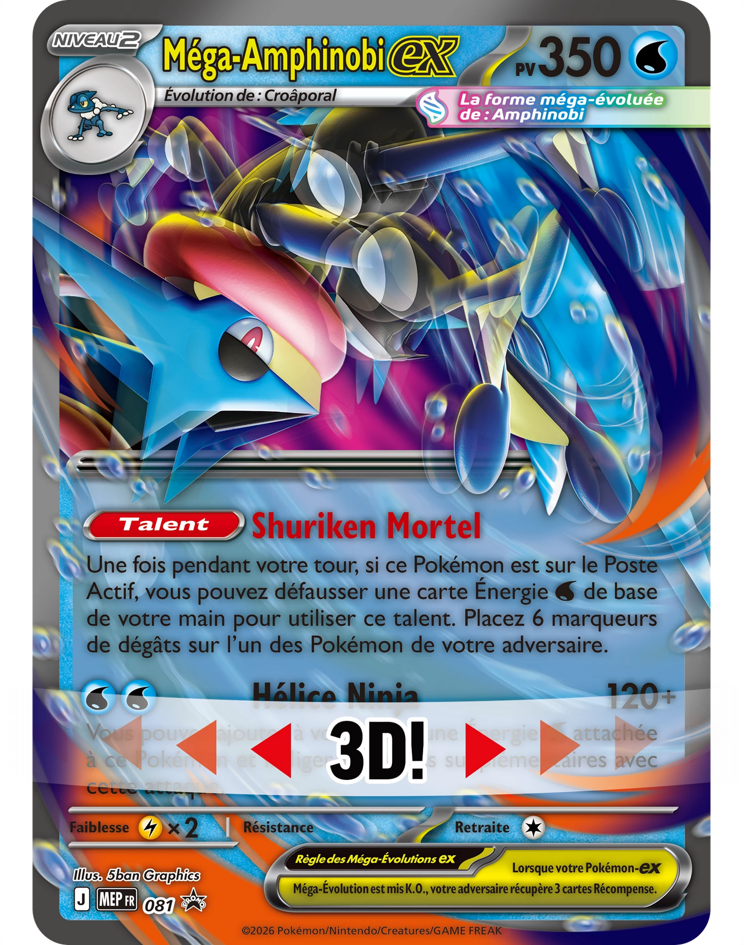 Pokémon Mega Greninja ex Premium Collection
