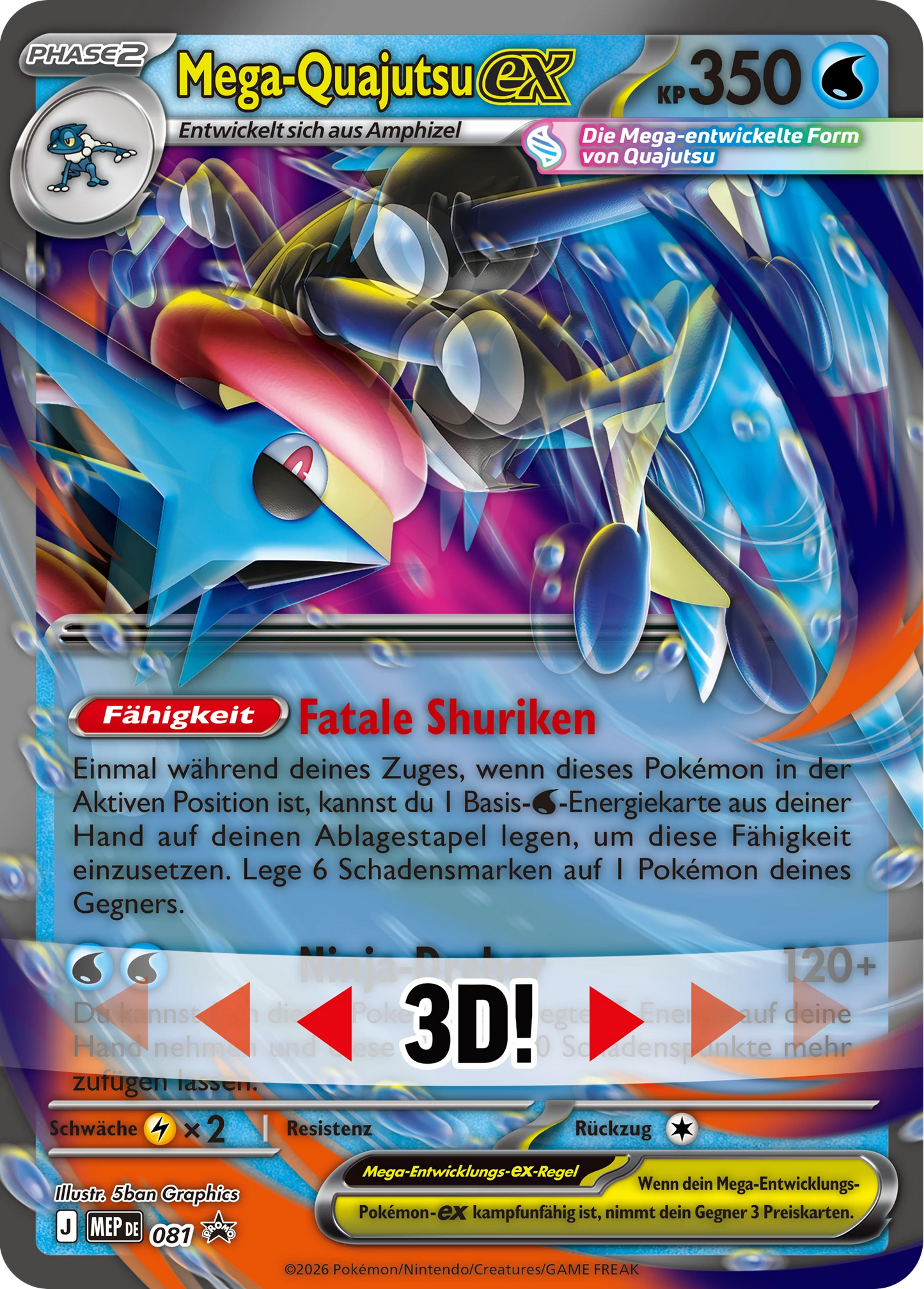 Pokémon Mega Greninja ex Premium Collection