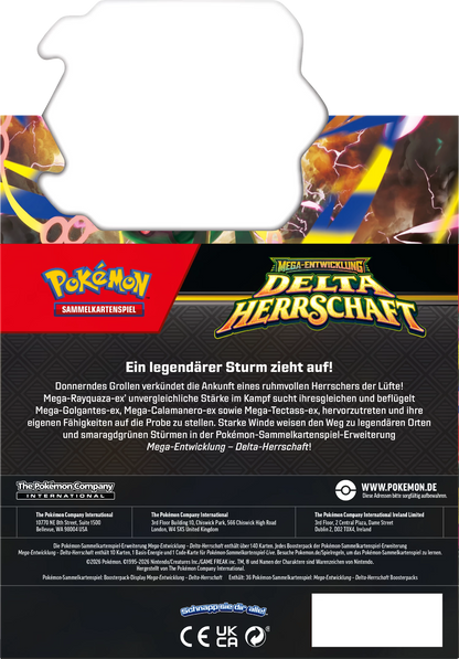 Pokémon Delta Reign Booster Display (DE)