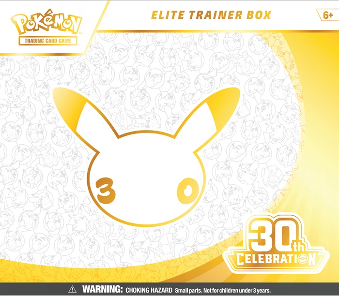 Pokémon Elite Trainer Box 30th Celebration, Nahansicht des Pikachu-Gesichts