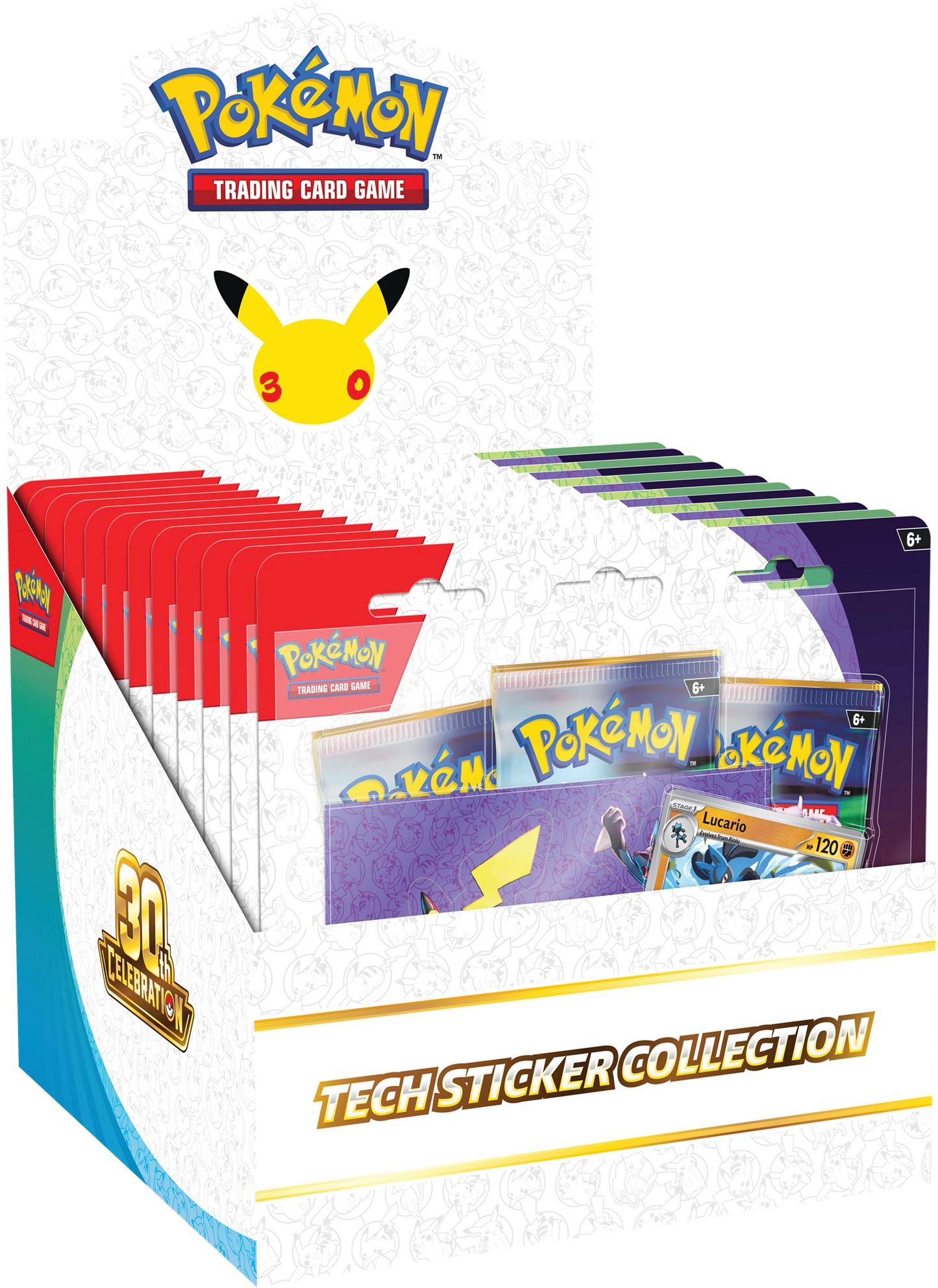 Pokémon 30th Anniversary Tech Sticker Collection (EN)