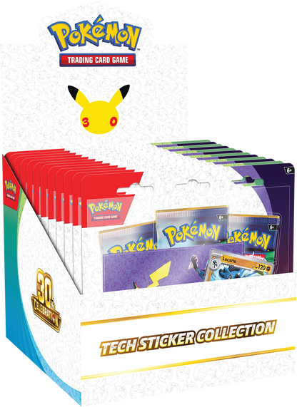 Pokémon 30th Anniversary Tech Sticker Collection (EN)