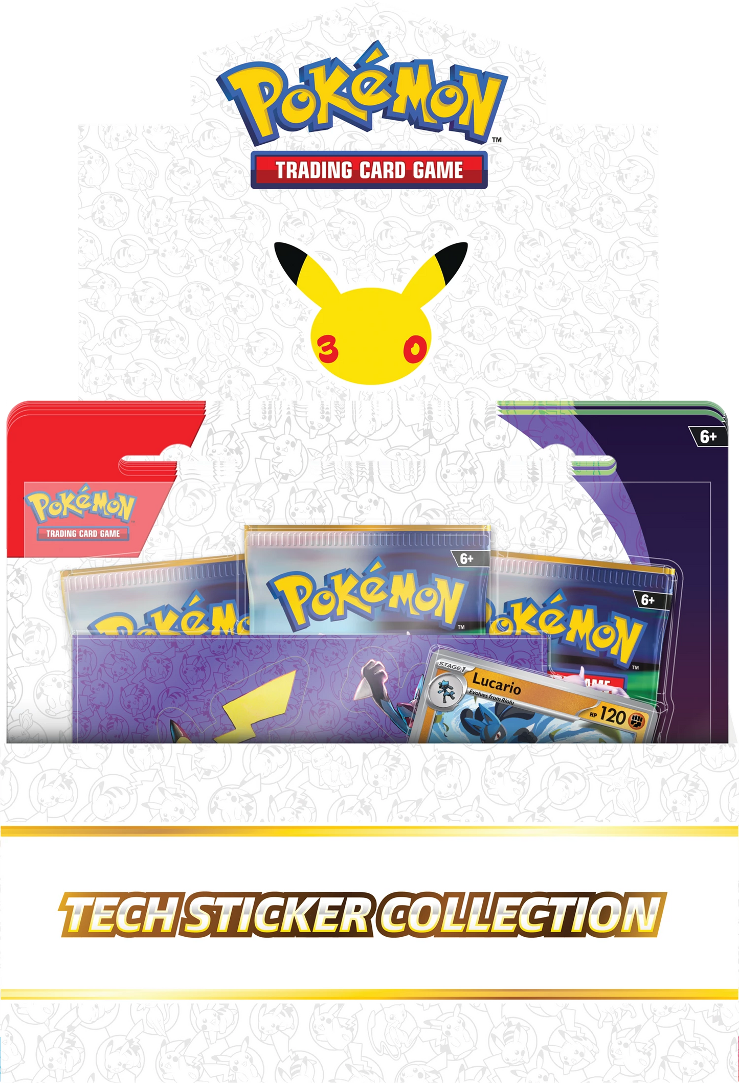 Pokémon 30th Anniversary Tech Sticker Collection (EN)