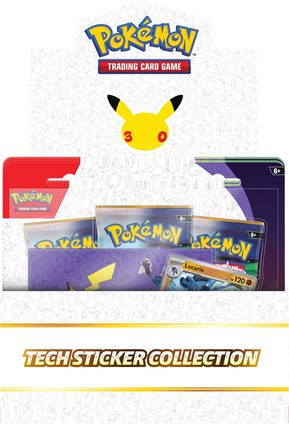 Pokémon 30th Anniversary Tech Sticker Collection (EN)