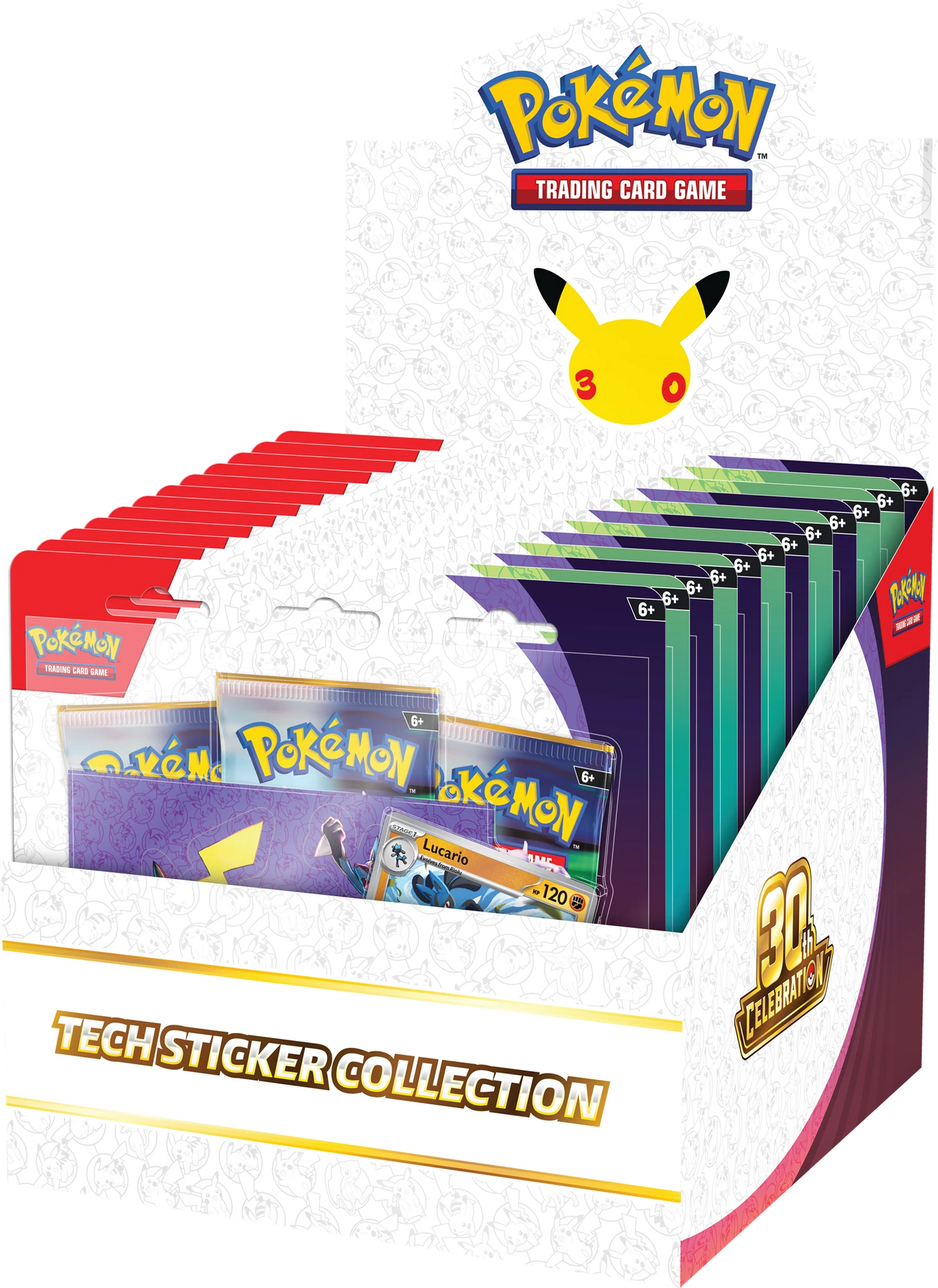 Pokémon 30th Anniversary Tech Sticker Collection (EN)