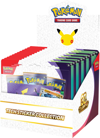 Pokémon 30th Anniversary Tech Sticker Collection (EN)