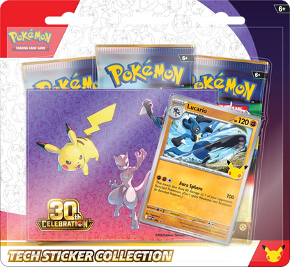 Pokémon 30th Anniversary Tech Sticker Collection (EN)