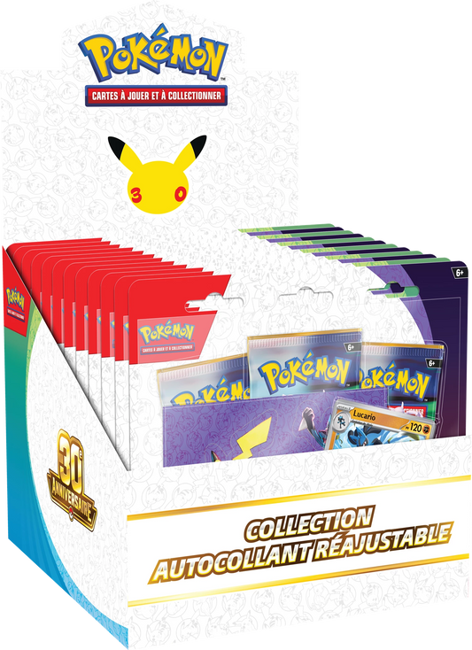 Pokémon 30th Anniversary Tech Sticker Collection (FR)
