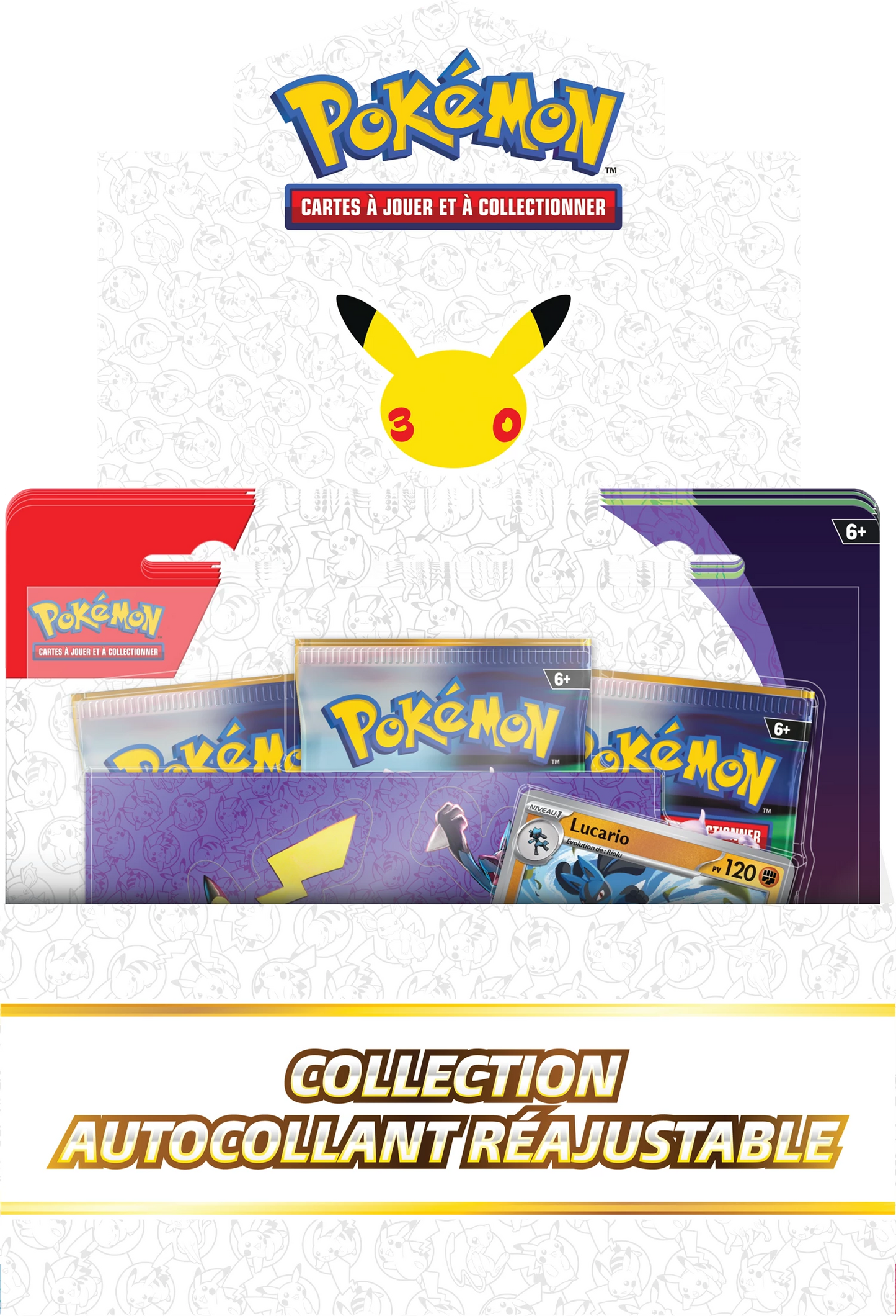 Pokémon 30th Anniversary Tech Sticker Collection (FR)