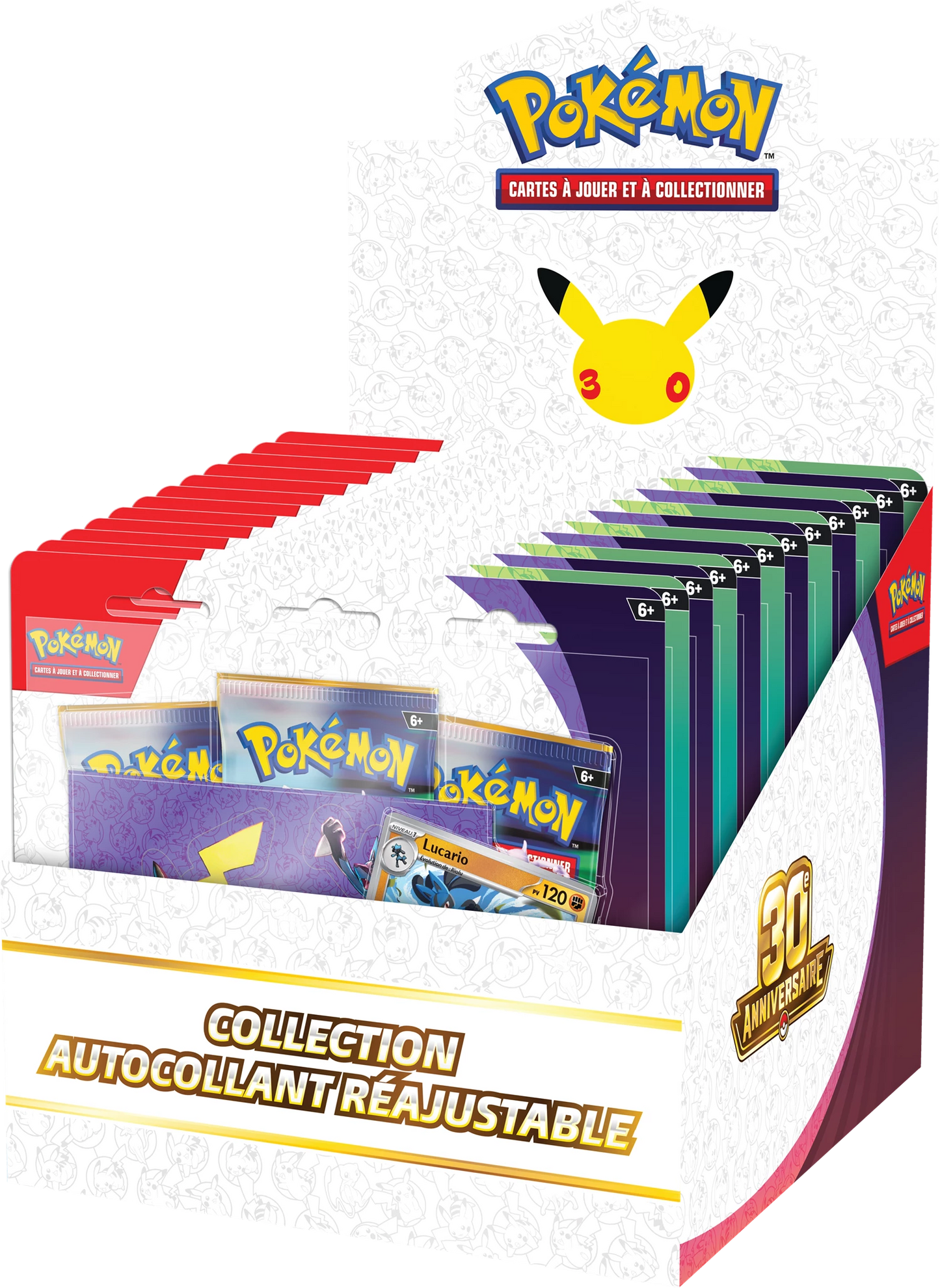 Pokémon 30th Anniversary Tech Sticker Collection (FR)