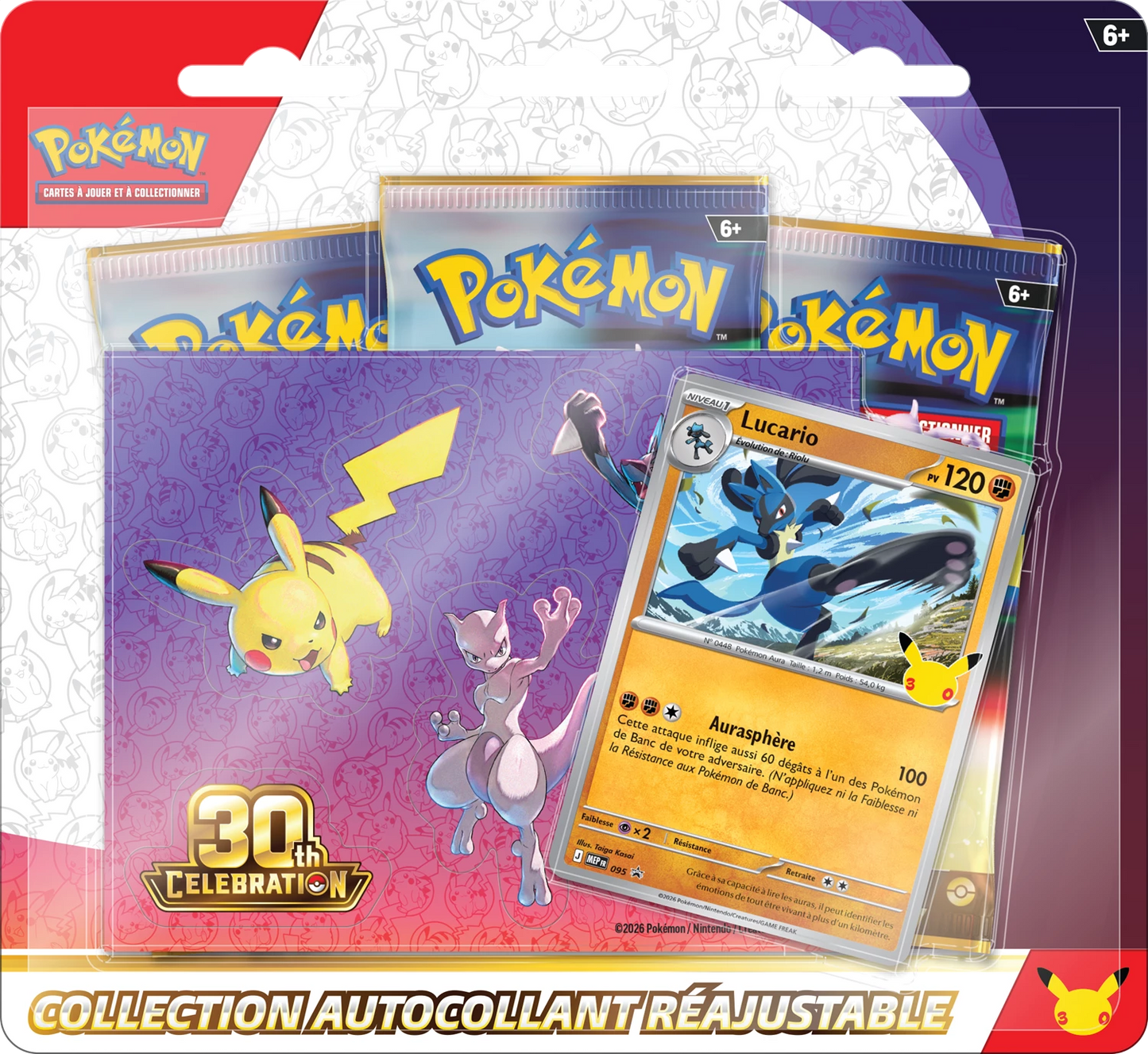 Pokémon 30th Anniversary Tech Sticker Collection (FR)