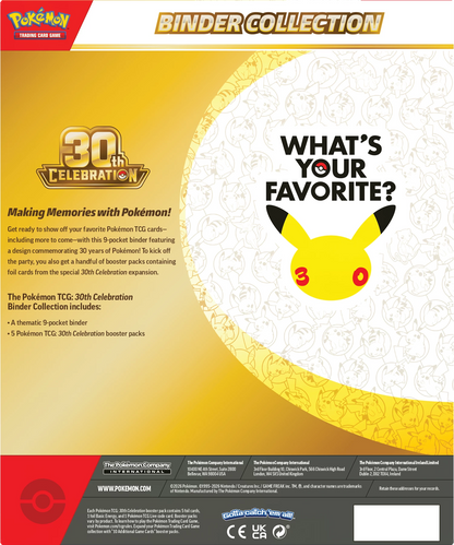 Pokémon 30th Celebration Binder Collection (EN)