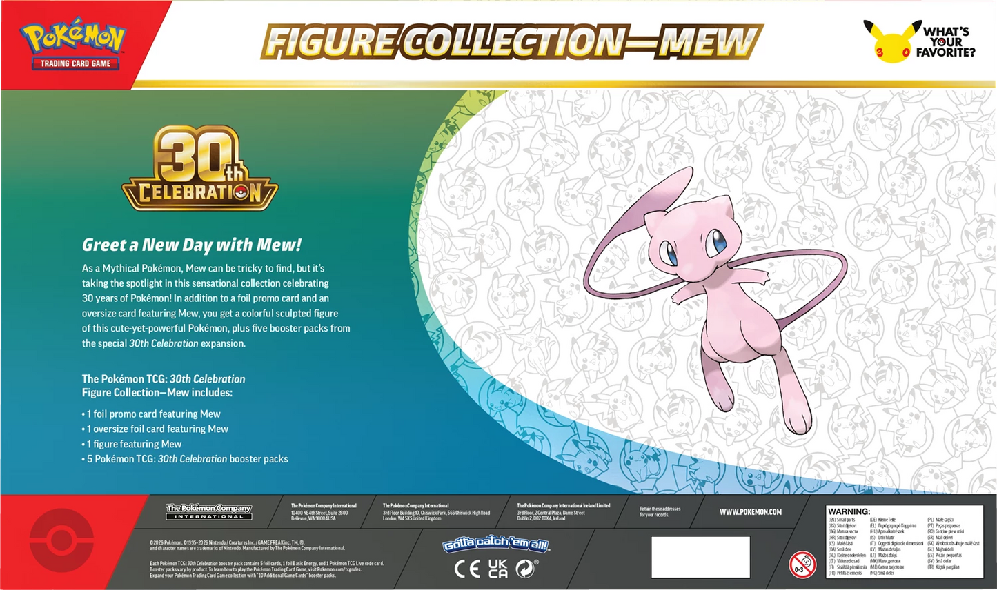Pokémon 30th Celebration Figure Collection – Mew (EN)