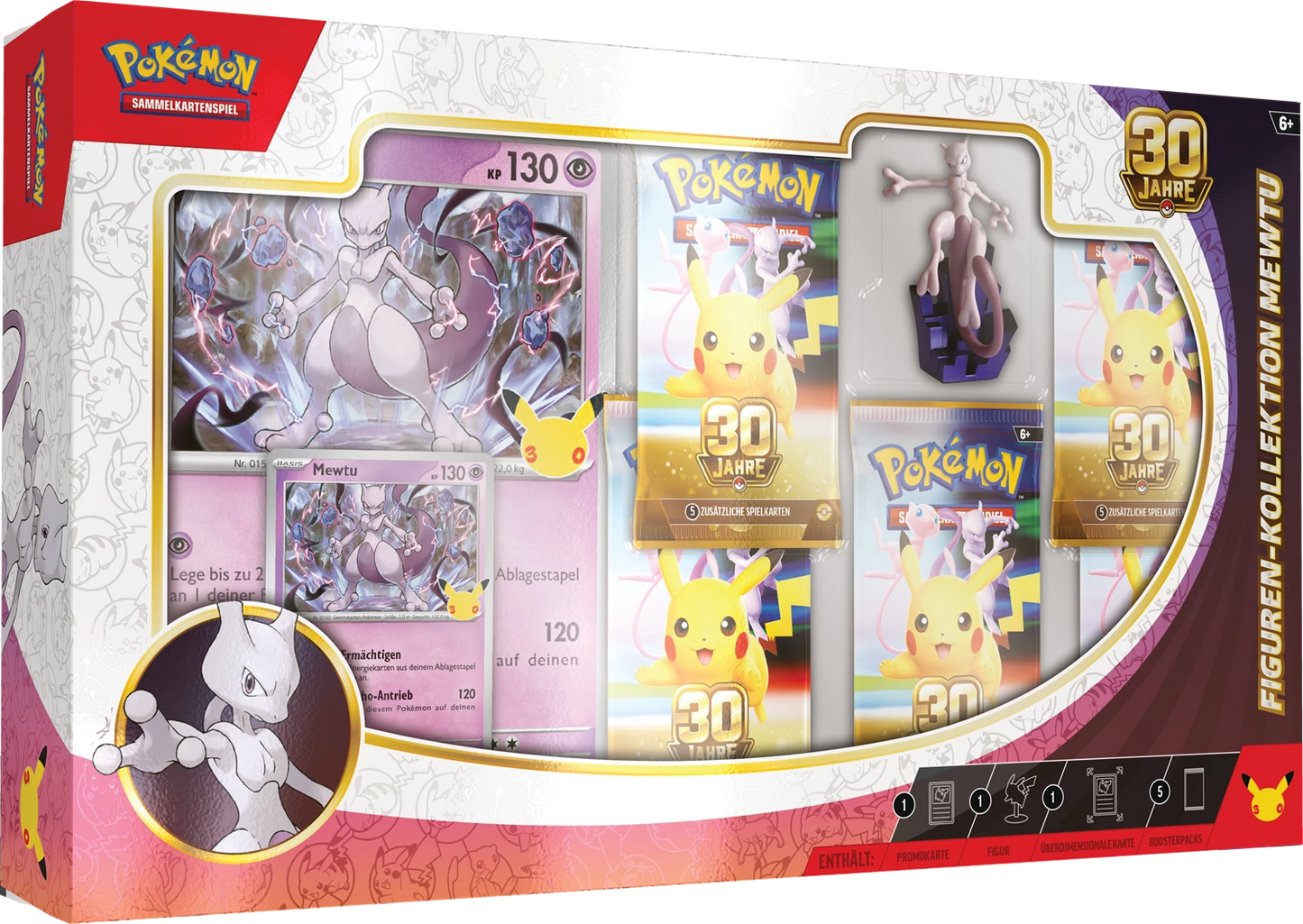 Pokémon 30th Celebration Figure Collection – Mewtwo (DE)