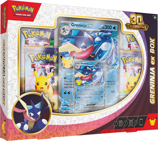 Pokémon 30th Anniversary Greninja ex Box (EN)