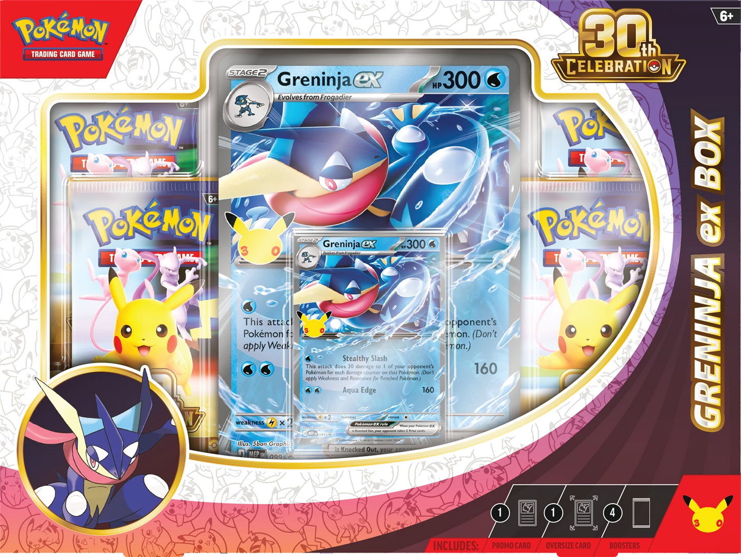 Pokémon 30th Anniversary Greninja ex Box (EN)