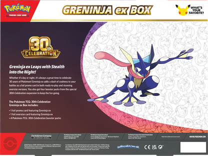 Pokémon 30th Anniversary Greninja ex Box (EN)
