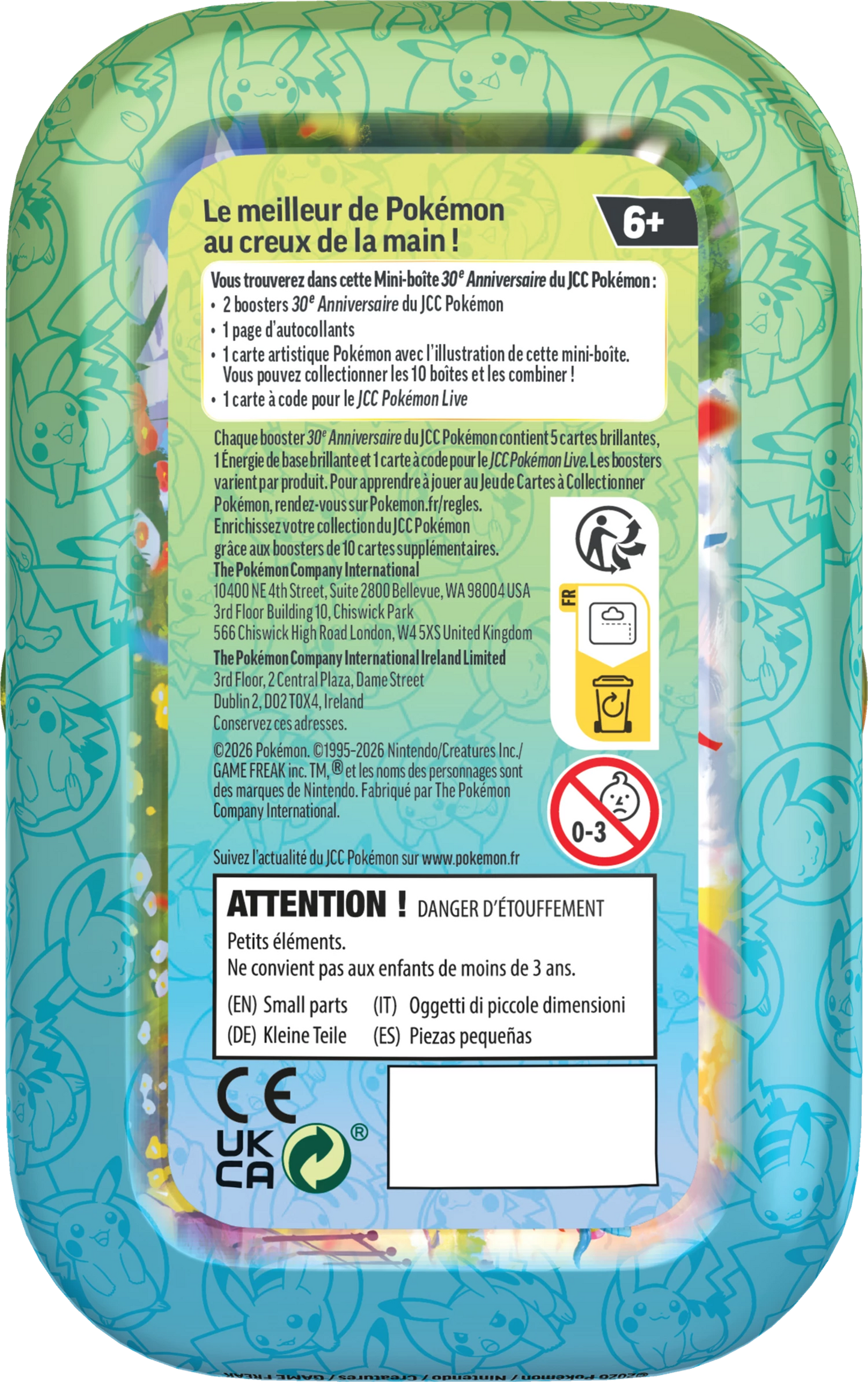Pokémon 30th Anniversary Mini Tin (FR)