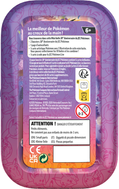 Pokémon 30th Anniversary Mini Tin (FR)