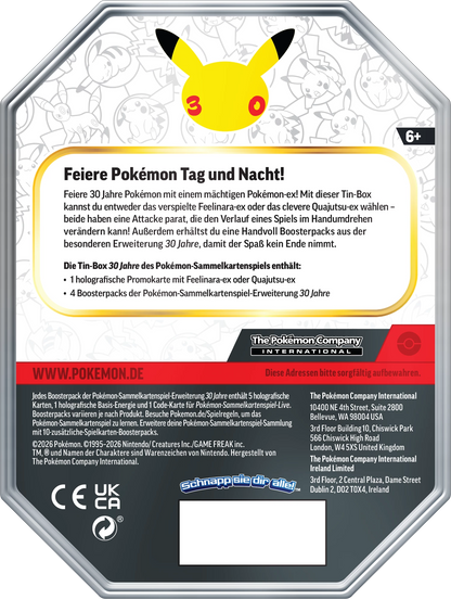 Pokémon 30th Celebration ex Tin - Greninja (DE)