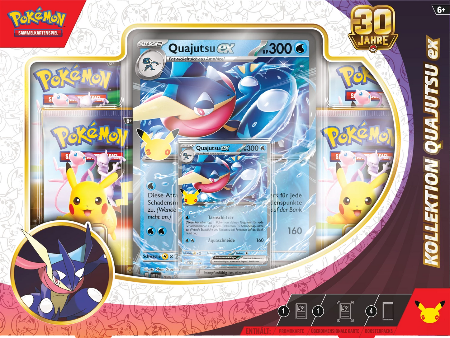 Pokémon 30th Celebration ex Box - Greninja (DE)