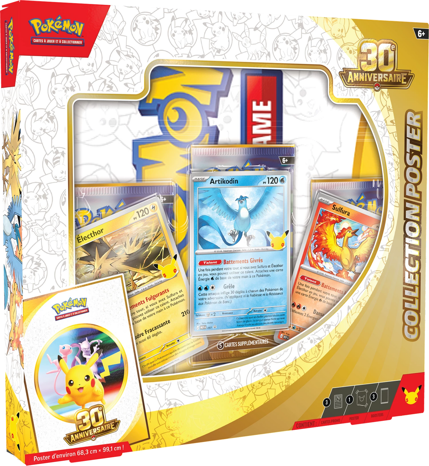 Pokémon 30th Anniversary Poster Collection (FR)