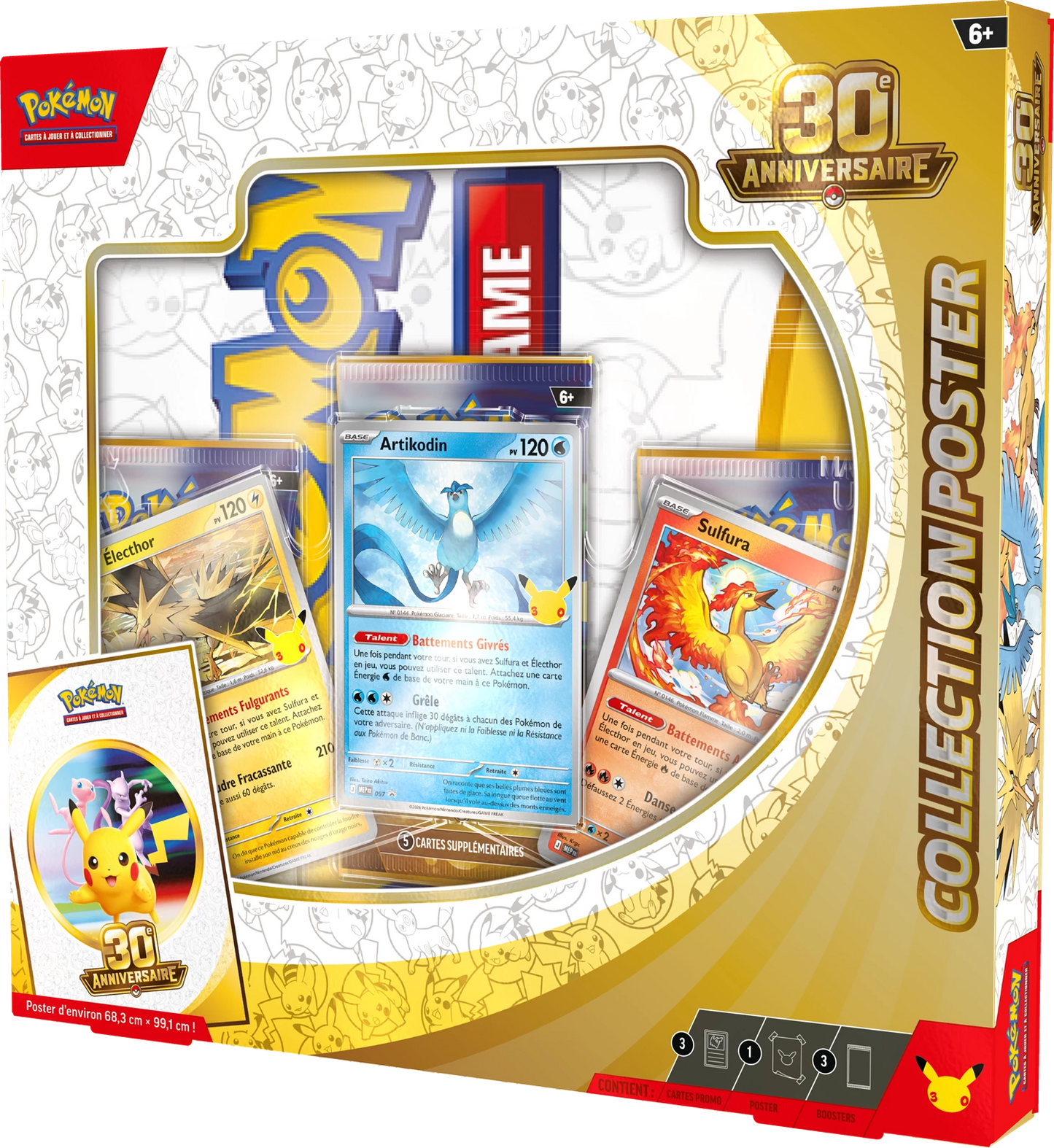 Pokémon 30th Anniversary Poster Collection (FR)