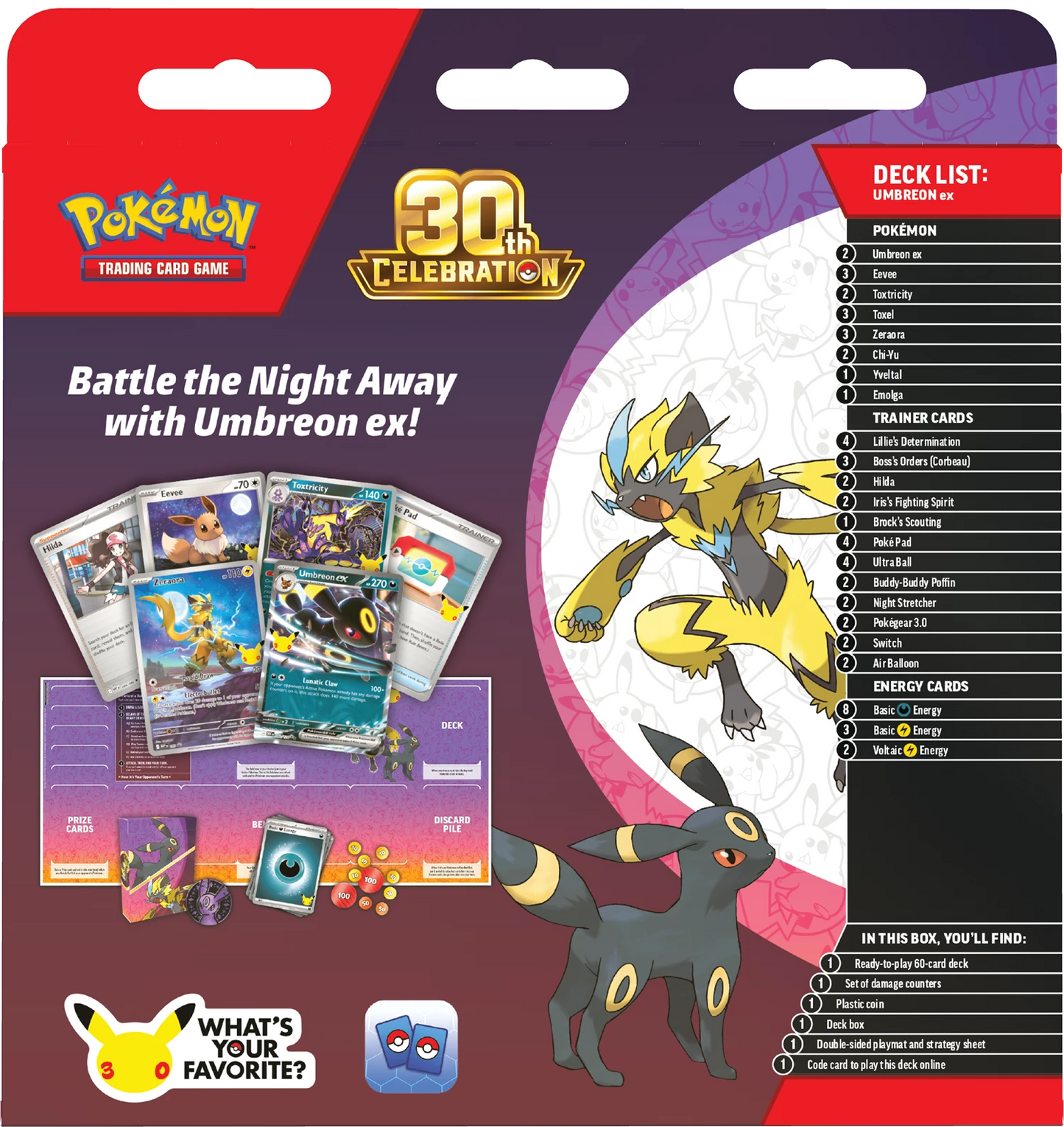 Pokémon 30th Celebration Battle Deck – Umbreon ex (EN)