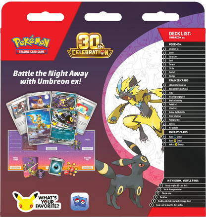 Pokémon 30th Celebration Battle Deck – Umbreon ex (EN)