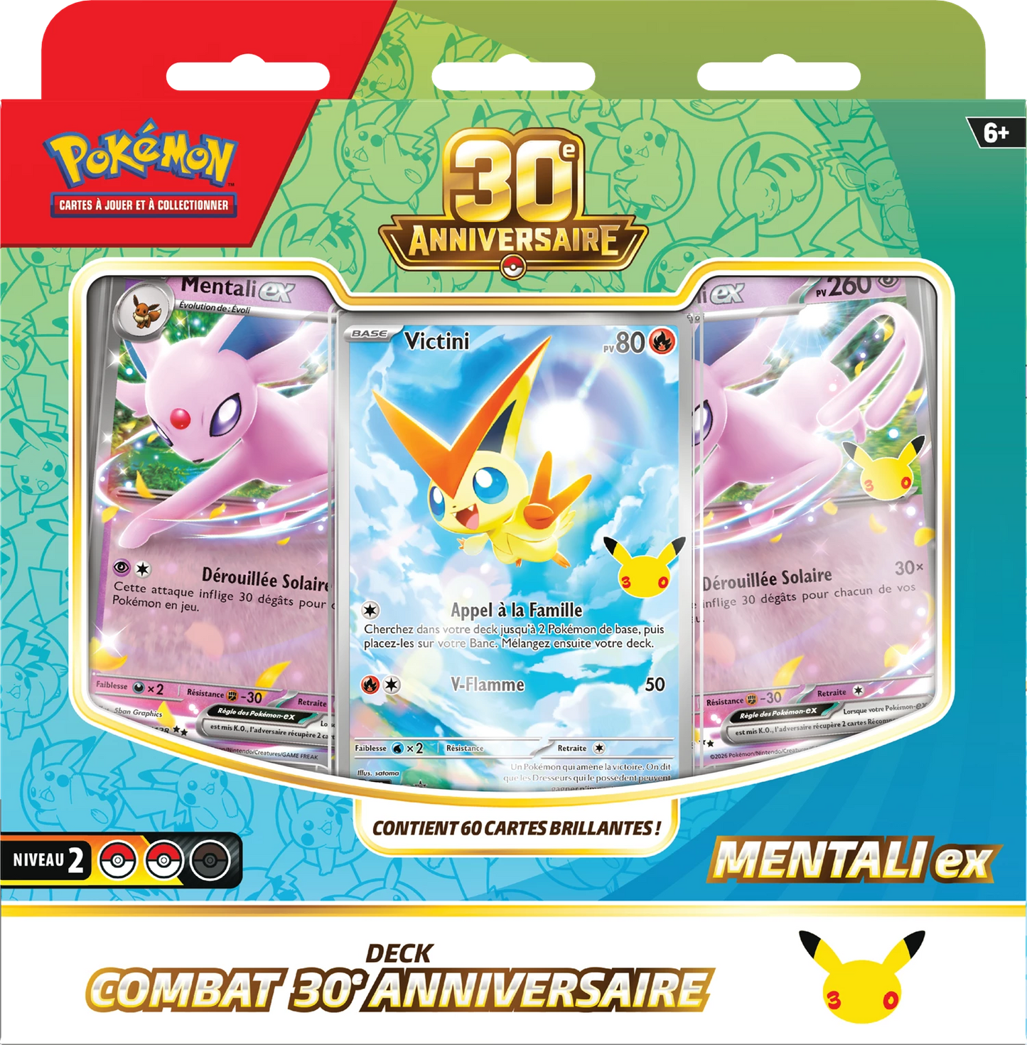 Pokémon 30th Celebration Battle Deck – Espeon ex (FR)