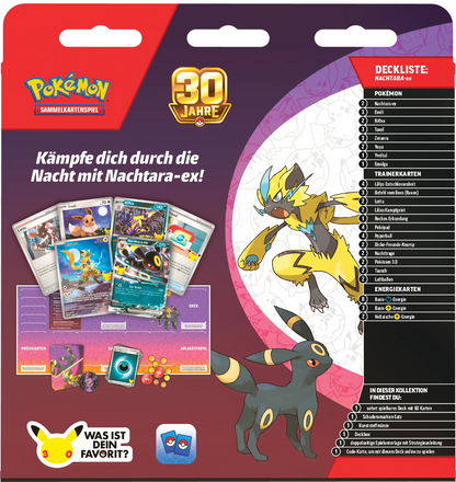Pokémon 30th Celebration Battle Deck – Umbreon ex (DE)
