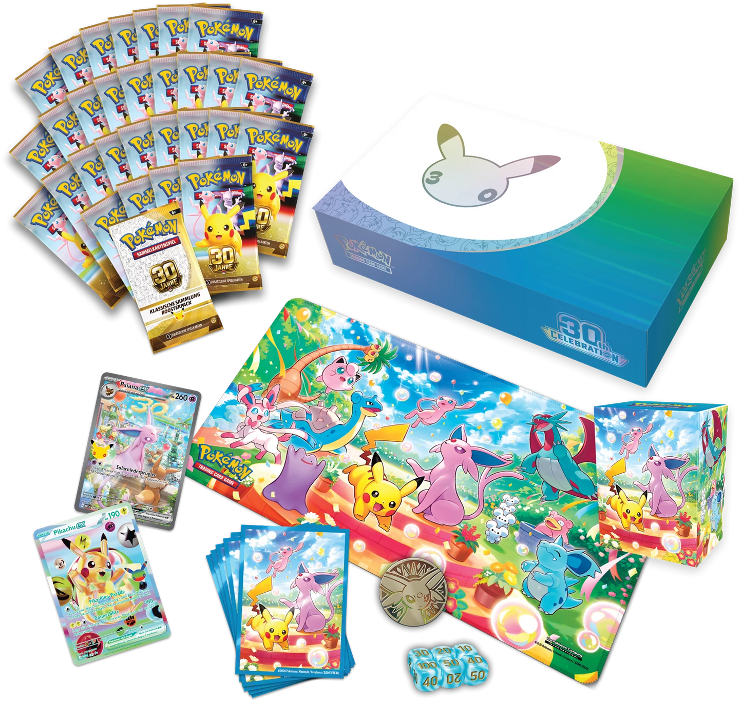 Pokémon 30th Celebration Ultra-Premium Collection – Espeon ex (DE)