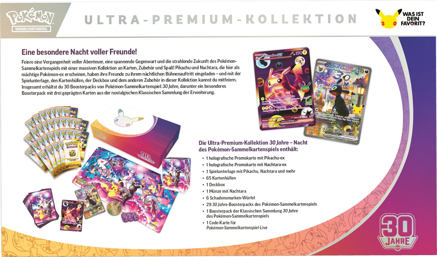 Pokémon 30th Celebration Ultra-Premium Collection – Umbreon ex (FR)