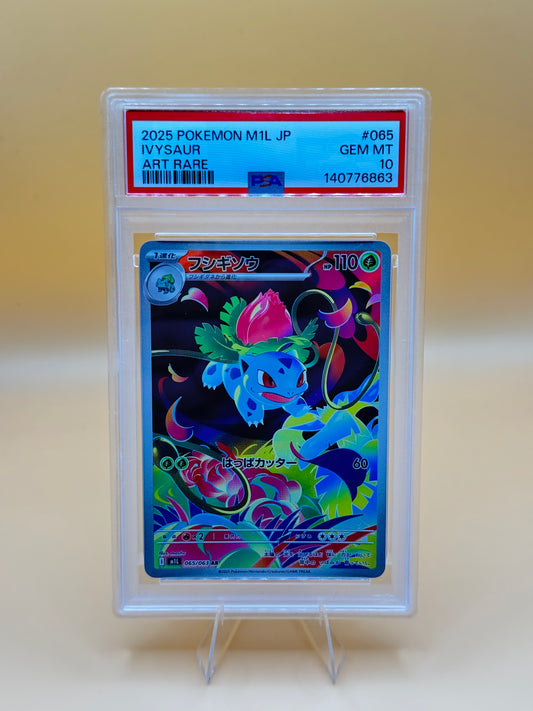 Ivysaur #065/063 (Art Rare) – PSA 10