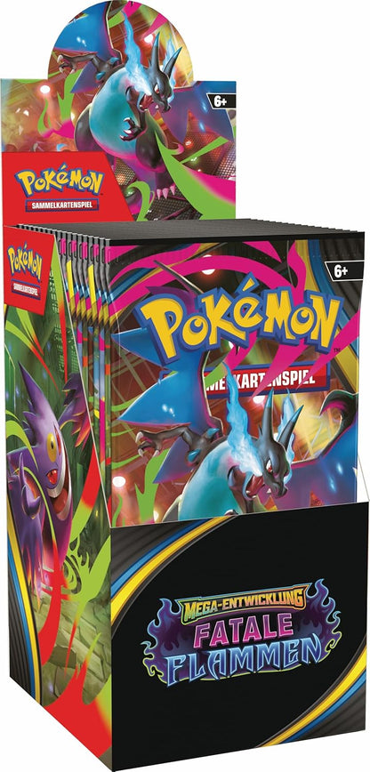 Pokémon Phantasmal Flames Booster Display 18 Packs (DE)