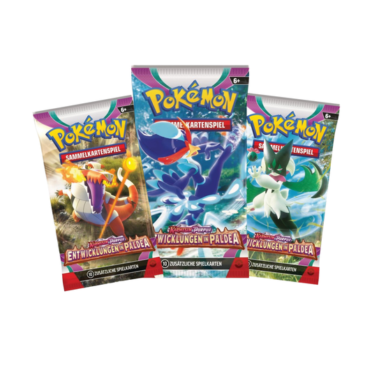 Pokémon Entwicklungen in Paldea – 3er Booster Pack Bundle