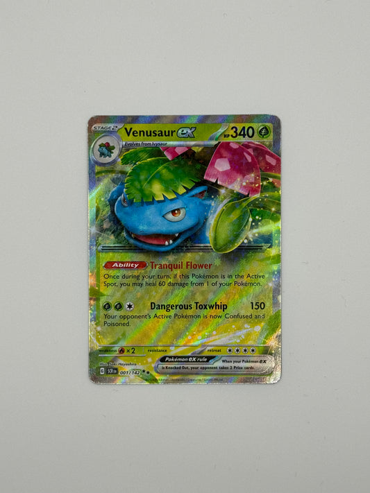 Venusaur EX – Double Rare Holo (001/142) | Stellar Crown (EN)