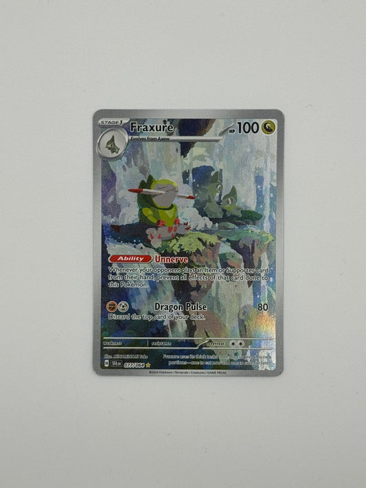 Fraxure – Secret Rare Illustration (077/064) | Paldean Fates Shiny Vault (EN)