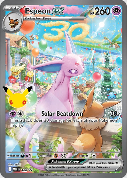 Pokémon 30th Celebration Ultra-Premium Collection – Espeon ex (EN)