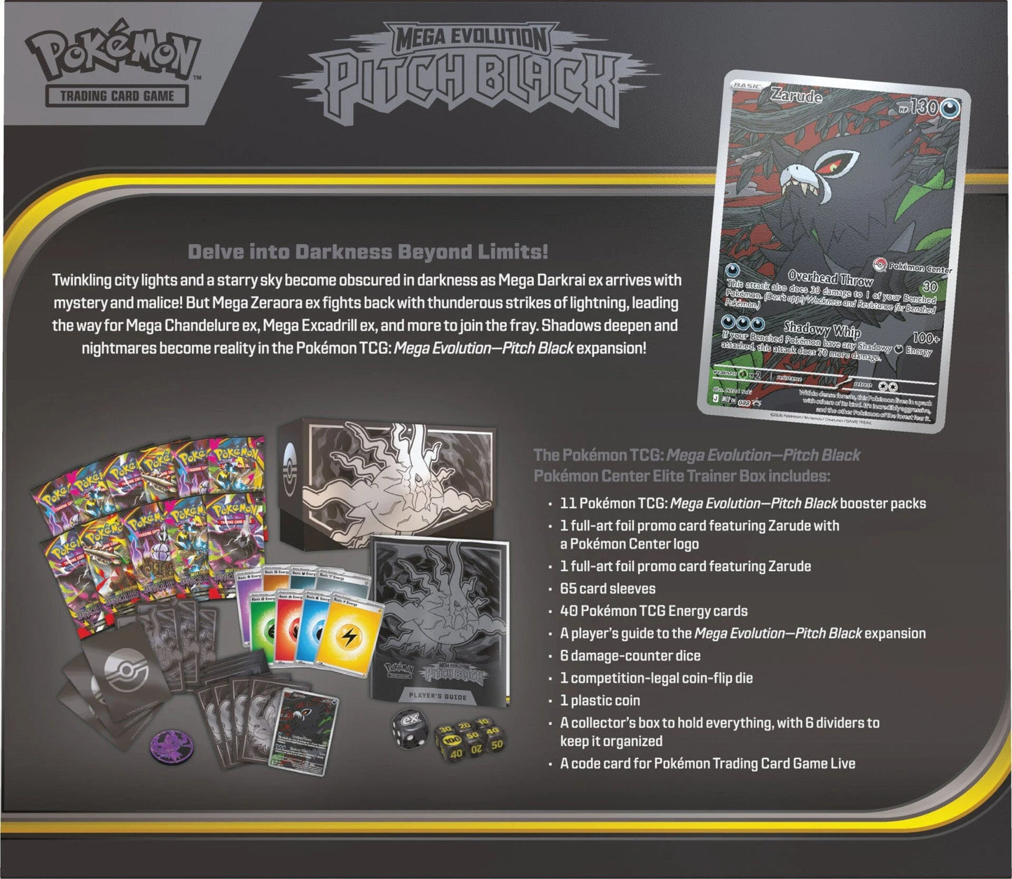 Pokémon Pitch Black Elite Trainer Box