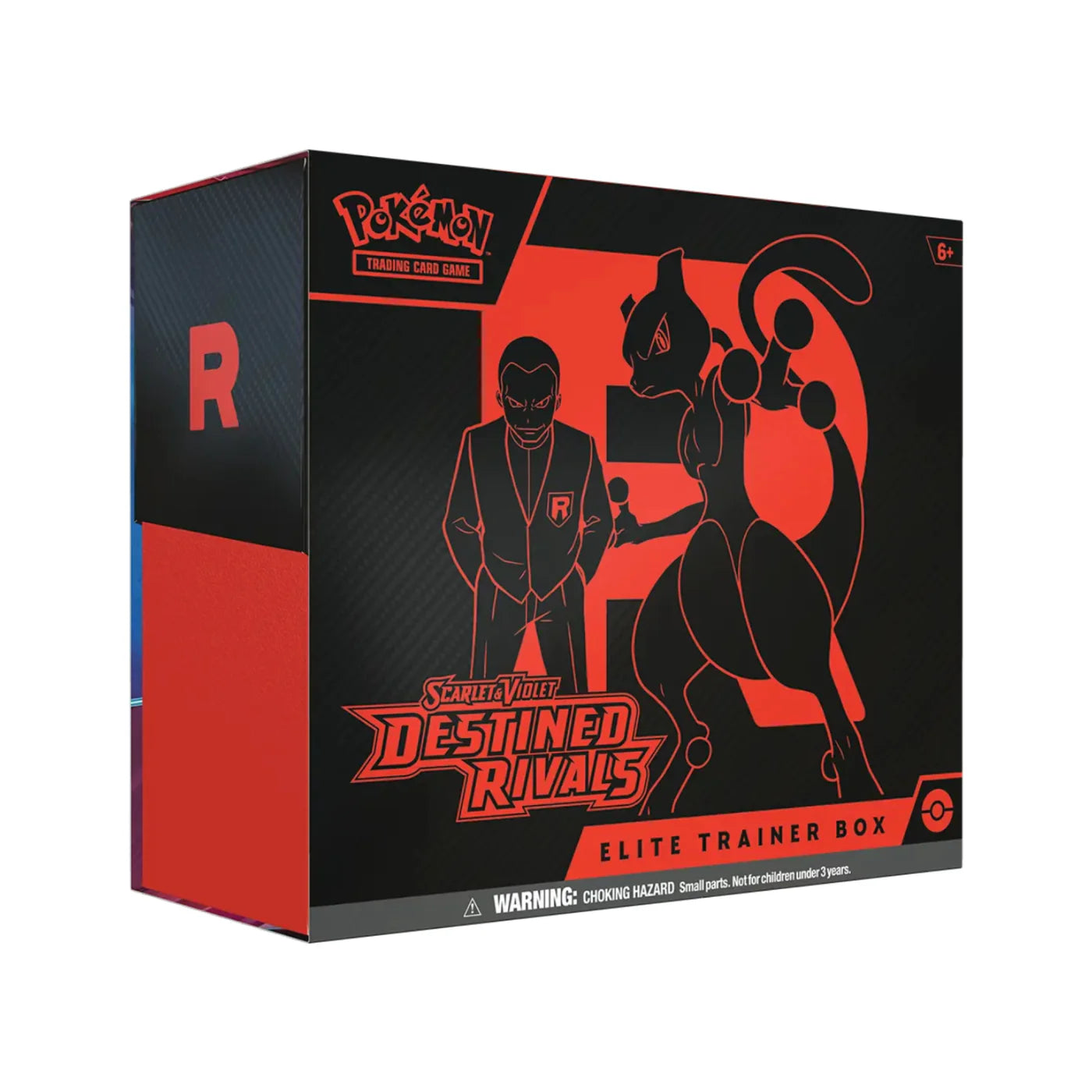 Pokémon Elite-Trainer-Box „Destined Rivals“ in bedruckter Kartonschachtel